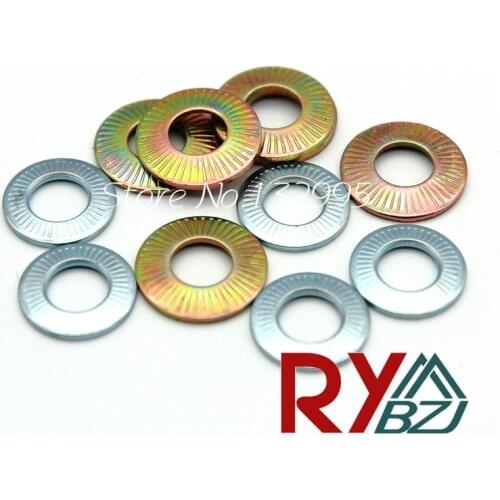 65Mn Steel Lock washer NFE25511 / SN70093 French standard serrated conical spring washer Carbon steel M3 M4 M5 M6 M8 M10 M12 M16