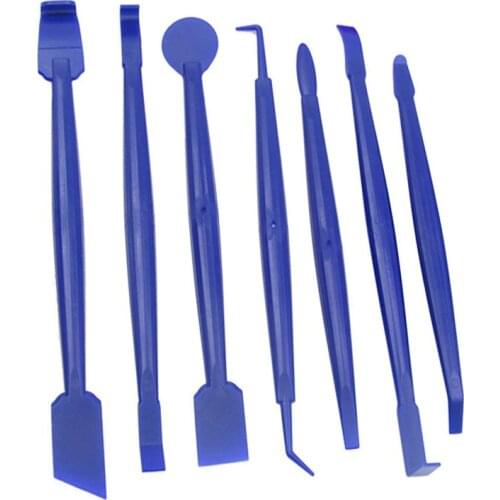 7pcs/set Car Vinyl Wrap Film Squeegee Scraper Tools Edge-closing Tool for Automobile Film Sticking Car Styling Auto Accessories
