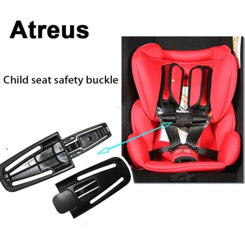 Atreus Car Styling Child Seat Safety Buckles Belt Chest Clip For BMW e46 e39 e36 Audi a4 b6 a3 a6 c5 Renault duster Lada granta