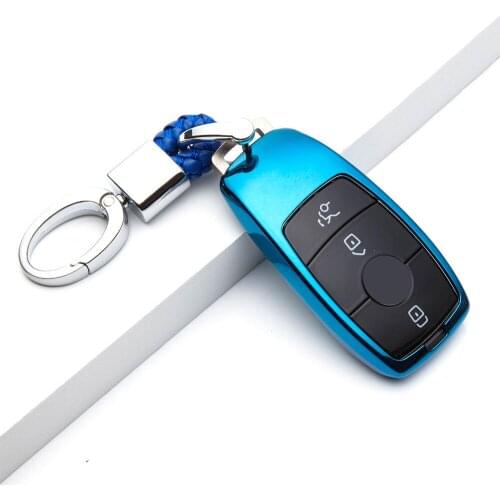 TPU Car Key Cover Protection Case For Mercedes Benz E Class E200 E260 E300 E320 Shell Bag Remote Styling Auto Accessorise