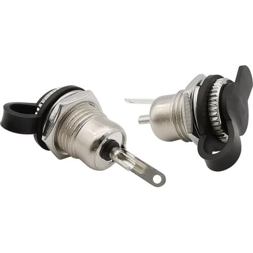 DC099 5.5x2.1mm and 5.5x2.5mm DC Power Jack Socket Female Panel Mount Connector metal 5.5*2.1 DC-099 waterproof ring DC plug