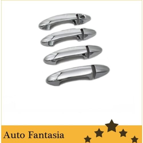 Flexible chrome trim Chrome Door Handle Cover for Ford Fiesta-Free Shipping