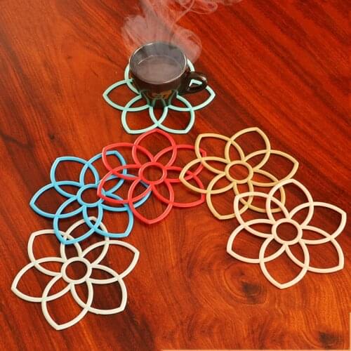 2020 Chinese Rubber Kitchen Placemat for Dining Table Mats Heat-resistant Pot holder Cup and Mugs Drink coaster Insulation pads