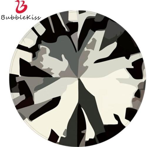 Bubble Kiss Round Carpet Nordic Style Geometric Pattern Rugs Living Room Coffee Table Decoration Floor Mat Home Bedroom Area Pad