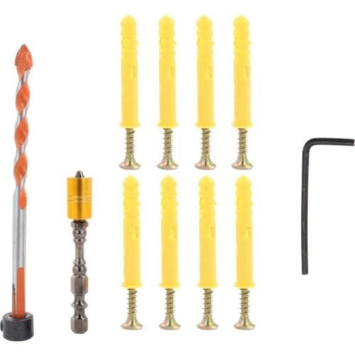 Photo Frame Fixed Punch Drill Bit Set Woodworking Tools Tile Wall Hole Punch