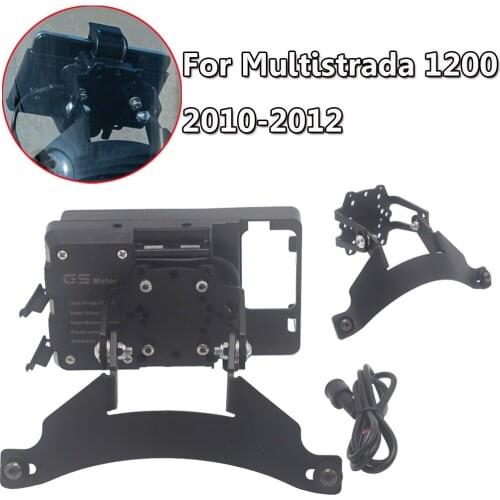 New Motorcycle Navigation Bracket Stand Holder Mobile Phone GPS Plate For DUCATI MULTISTRADA 1200