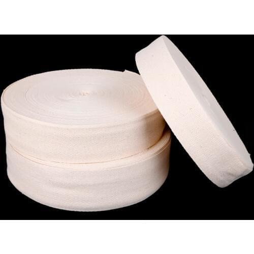 New 5yards/lot solid color Cotton Ribbon white cotton lace trimming packing accessories braid ribbon for needlework DIY Crafts