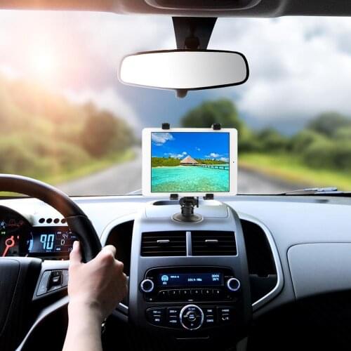Laptop Stands Adjustable Car Tablet Holder Universal 360 Rotation Car Windshield Suction Cup Mount Holder Stand Bracket for iPad