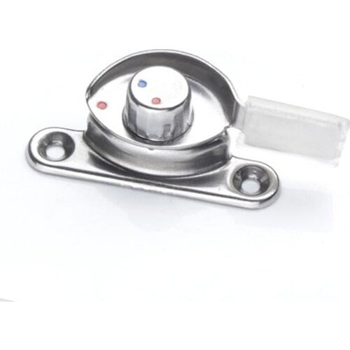 1pc Crescent Lock Stainless Steel Half Moon Lock Safety Security Sash Window Lock Sliding Window