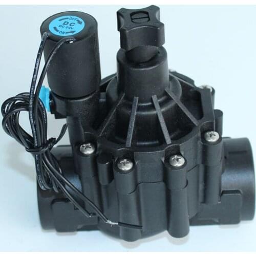 Irrigation system 11/4" Female Thread In line Automatic Sprinkler Valve w/ Flow Control/With external manual switch