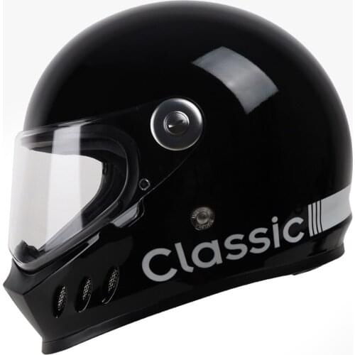 Vintage Motorcycle Helmet Women Retro Moto Full Face Helmet Motorbike Motor Helmet Motocross Riding Scooter Capacete Casque