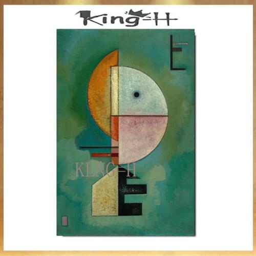 World famous paintings Kandinsky Oil Painting Classic Art Wall Handmade Oil Painting for Living Room Bedroom Decor