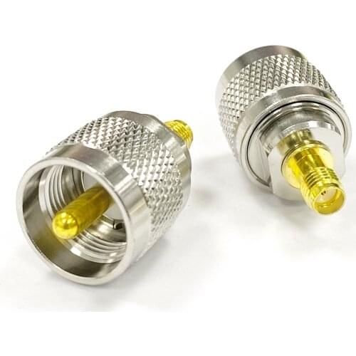 1PC NEW UHF Male PL259 to SMA Female Jack RF Coax Adapter convertor Straight wholesale