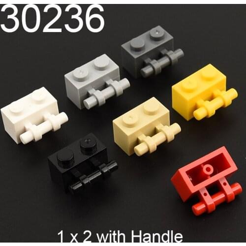 10PCS 30236 Brick Special 1x2 with Handle Building block accessories parts MOC DIY Education Build Toys