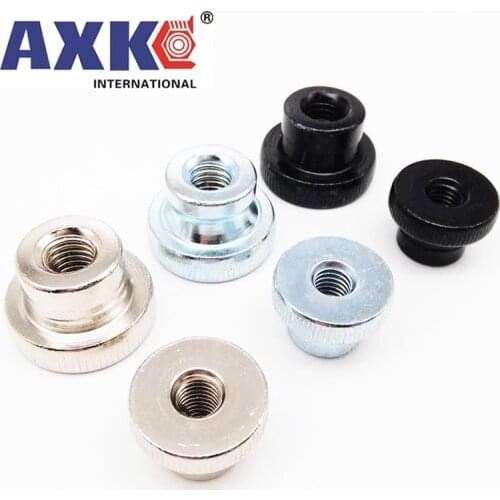 2/5pcs M3 M4 M5 M6 M8 M10 Silver Black GB806 Double Step Adjust Knurl Thumb Nut Hand Tighten Thumbnut 3D Printer Curtain Wall