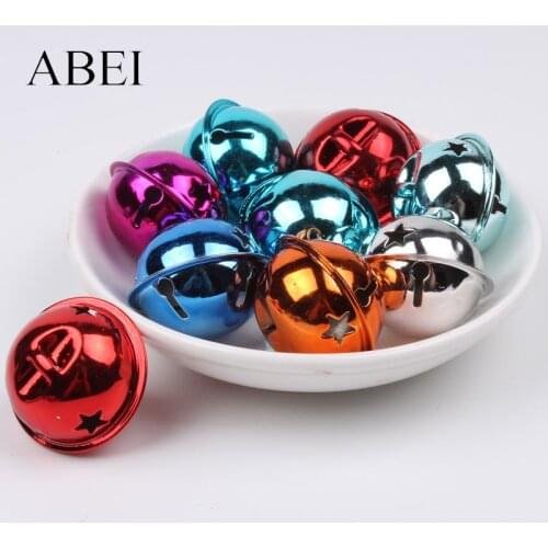 3cm 10pcs mix colors Gingle Bells DIY Pets Toys Jewelry Findings Handmade Pendants Craft bell supplier