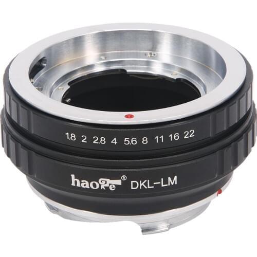 Haoge Lens Mount Adapter for Voigtlander Retina DKL Lens to Leica M-mount Camera