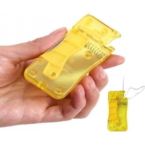 1Pcs Automatic Needle Threader Hand Sewing Needle Threader Stitch Insertion Sewing Tool Accessories for Elderly Housewife Gadget