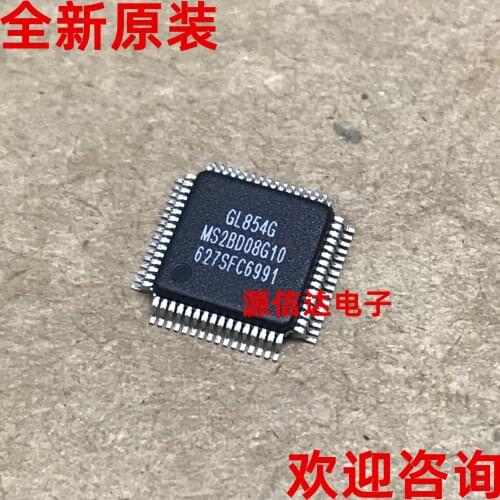 Real picture shooting of new original GL854G QFP64 package transport amplifier chip tuner chip