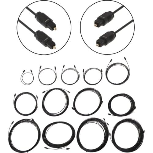 Digital Optical Cable For Toslink SPDIF DVD 0.5m 1m 1.5m 1.8m 5m 8m 10m 12m 15m 20m 25m 30m 203B