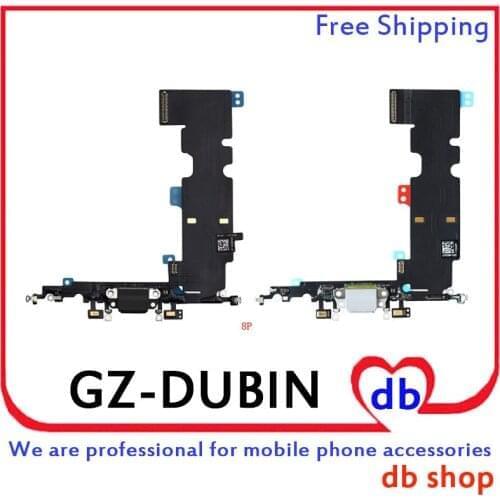 DHL For iPhone 8 Plus 8G Plus Head Jack Audio Charger Flex Cable USB Charging Dock Connector Microphone Wifi Antenn Flex Ribbon