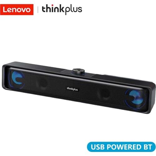 Lenovo TS32A TS32B USB Powered Speaker BT5.0 Aux-in Dual Connected Speaker 360º Stereo Sound Speakers Deep Bass Home Speaker