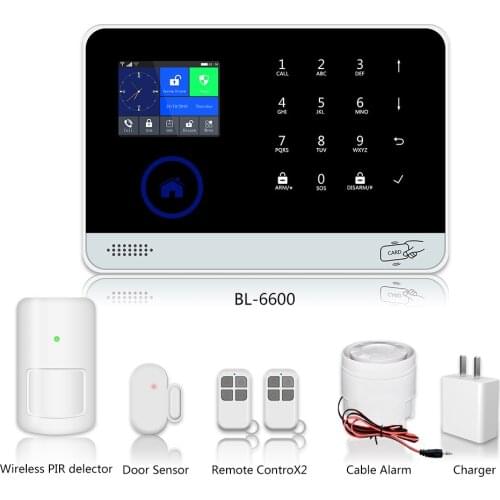 WIFI GSM Home Security Burglar Alarm System APP Remote Control