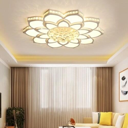 Crystal Modern led Chandelier for living room bedroom Study Room fixtures Acrylic Stylish Led Chandelier Free Shipping