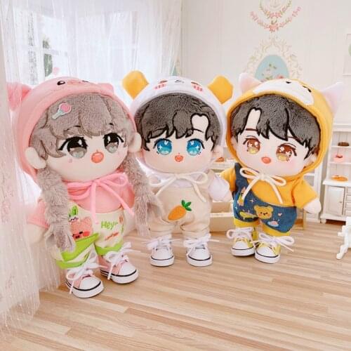 NEW 20cm YiBo Replaceable clothes Doll animal Dog Sweater rompers Sean Xiao Xiao Zhan Doll Clothes Childrens Christmas Gift