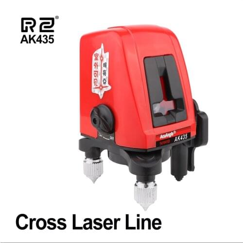 RZ Laser Level 2 Line Red Beam Line 360 Degree Rotary Level Self-leveling Horizontal&Vertical Available Auto Line Laser Level
