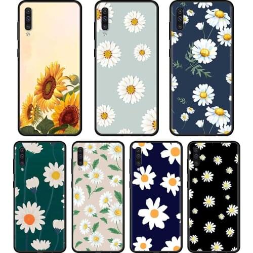 Summer Sunflower Floral For Samsung Galaxy A50 A70 A30 A40 A10 A20E A20S A10S 10E A60 A70S A80 A90 5G Cell Phone Soft Case Capa