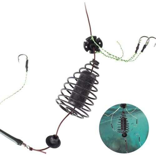 NEW Enhanced Version Metal Fishing Lure Group Cage Sinking Artificial Lure Tool