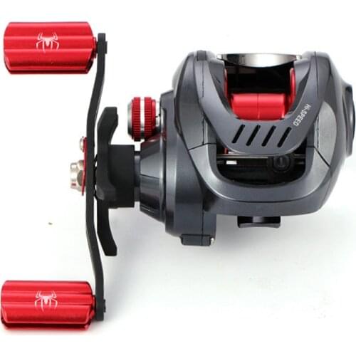 2020 New Double Brake Long Cast Baitcasting Reel SV Line Cup 8KG Max Drag 19 Bearings Left/Right Hand Bass Fishing Reel