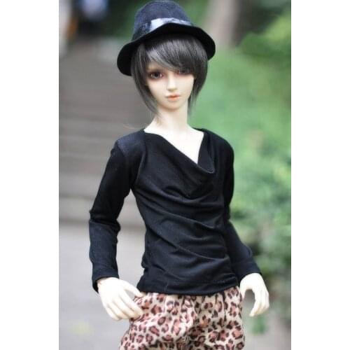 1/4 1/3 scale BJD clothes black Top Sweater for BJD/SD MSD SD13 SD17 SSDF ID72 HID strong Uncle doll accessories C0115