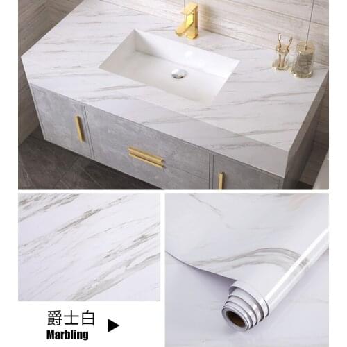 Repair Stove Marble Countertop Stickers Thickened Pearlescent Kitchen Counter Durable Wall Stickers Student Drawer Cabinet Seaml