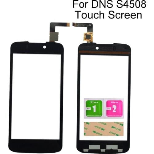 4.5 inch Touch Screen Digitizer For DNS S4508 4508 Touch Panel Front Glass Sensor Touchpad Touchscreen 3M Glue Tools