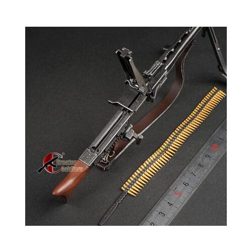 1/6 scale soldier World War II MG42 MG34 light machine plastic model cannot be launched