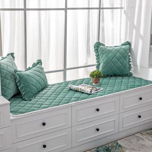 Modern Crystal Wool Shaggy Thick Plush Cushion Sofa Window Blanket Balcony Non-slip Mat Soft Fluffy Tatami Carpet Area Rugs