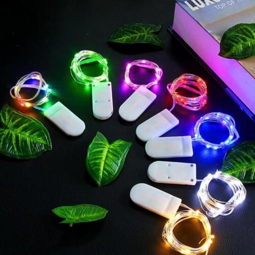 LED String lights 1M Silver Wire Fairy light cake topper Christmas Wedding Party DIY craft Decoration waterproof