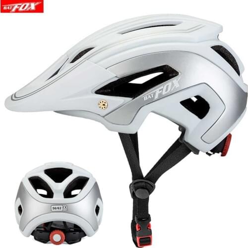 BATFOX Cycling Helmet Women Men Bicycle Helmet MTB Bike Mountain Road Cycling Safety Riding Helmet Storage Bag Ultralight Helmet