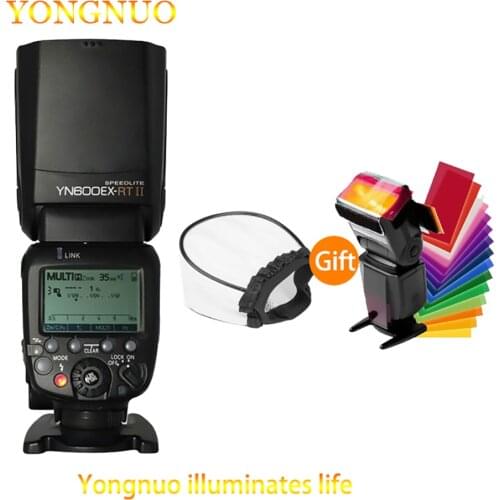 Flash speedlite yongnuo YN600EX-RT ii 2.4g original, sem fio, hss 1/8000s, master ttl, para câmera canon 600ex-t yn600ex t ii