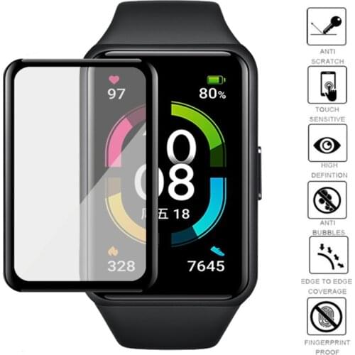 3D Curved Protective Film for Huawei Honor Band 6 Full Coverage Soft Screen Protector Film For Huawei Band 6
