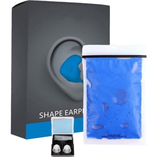 2021 New 60pcs/ Moldable Shaped Silicone Anti-noise Ear Plugs Noise Reduction Sleeping Protection Soft Anti-snoring Earplugs