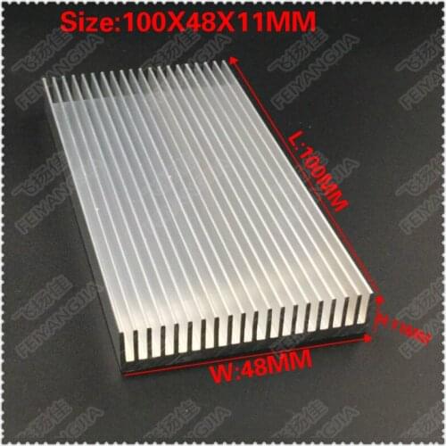 Free shipping )2Pcs electronic radiator thermal conduction heat sink chip memory radiator 100X48X11MM