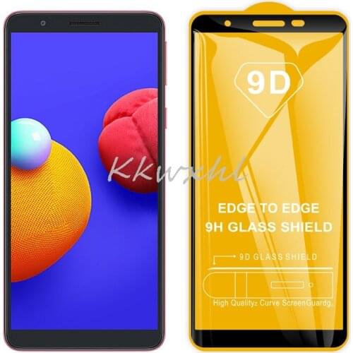 9H HD Full Cover Color Tempered Glass For Samsung Galaxy A01 Core 5.3" A013F A013G Glass Screen Protector Protective Film