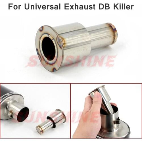 DB Killer Motorcycle Exhaust Modified Escape Moto Stainless Steel Motorcross Pitbike Easy To Install For Universal Exhaust Pipe