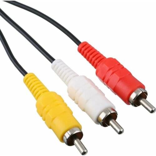 For 64 Audio TV Video Cord AV Cable To RCA For Super For GameCube For N64 For SNES Video Cables 2021 New