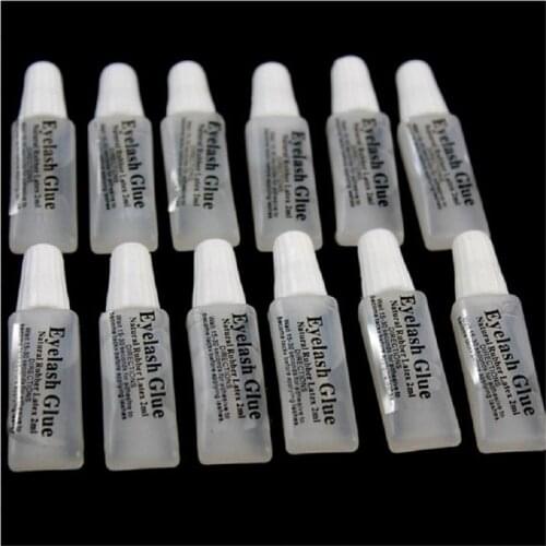 GAM-BELLE 10pcs/Lot 2ML Eyelash Glue Extension White Waterproof False Eyelash Clear Accessories Makeup Tools