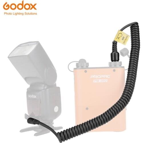 Godox CX Camera Power Cable for Connecting PB820 PB960 Flash Power Pack and for Canon Speedlite