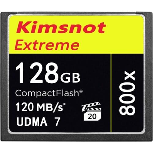 Kimsnot Extreme 800x 32GB 64GB 128GB CF Card Memory Card CompactFlash High Speed Compact Flash Card 120MB/s UDMA7